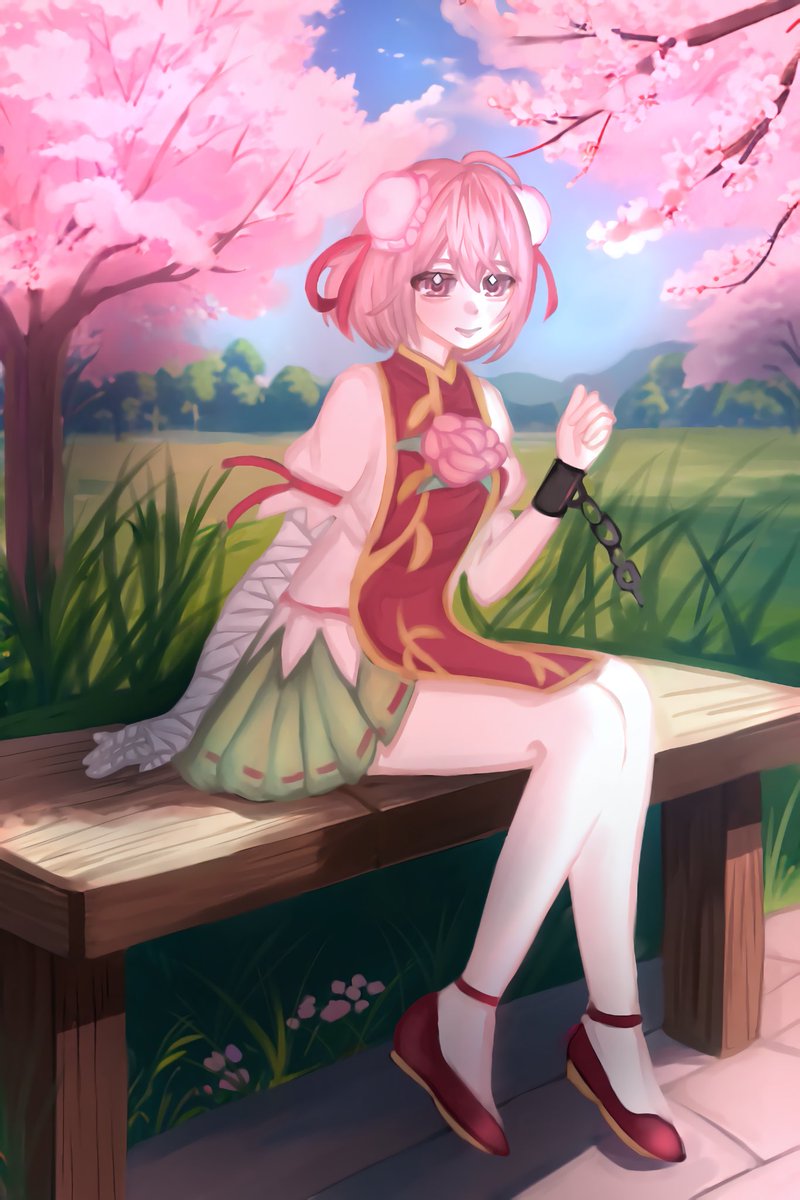 片腕有角の仙人 #茨木華扇 #東方Project #イラスト