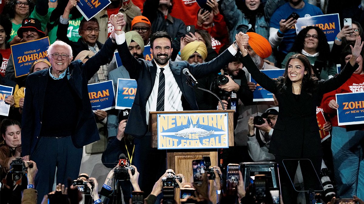 LouisFlores2025's tweet photo. Bernie and @AOC vouched for Zohran Mamdani as @NYCMayor, and now @NYCgov is insolvent and about to put #JunkFees on Black and Brown folks to pay for more de facto and de jure discrimination, like excluding @NYCHA residents from the rental ripoff heairngs ! @WhiteHouse @POTUS https://t.co/MjEhPVJyeX