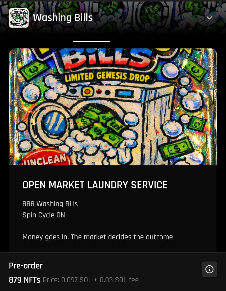 WashingBills's tweet photo. The ball has started rolling 👀

@T3tra333 we see you are in Peter Thiel have you secured your $bills yet? https://t.co/9Y9dPtdecc