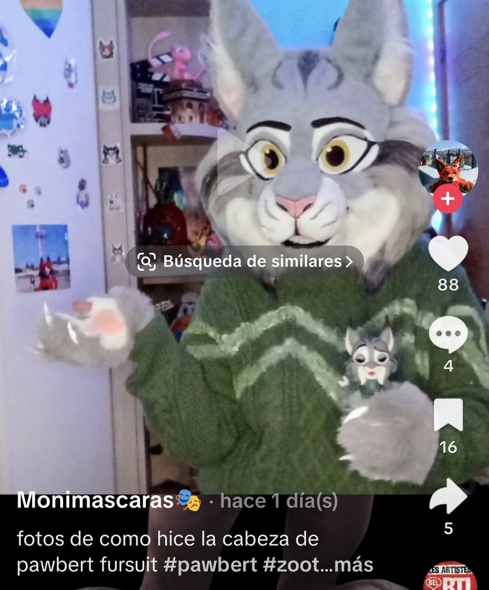 The first Pawbert fursuiter is Spanish-