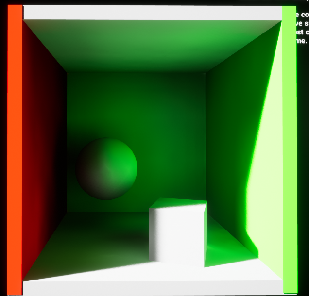 theredpix's tweet image. #UnrealEngine here another showcase of how bad UE 5.7 performs.

This is the official #Nvidia Cornell Box scene, The Vite version is actually running more #Raytracing and in general has higher fidelity. 

#Vite (#DDGI + RT Reflections + RTAO + RT Shadows + RT Translucency) 464FPS