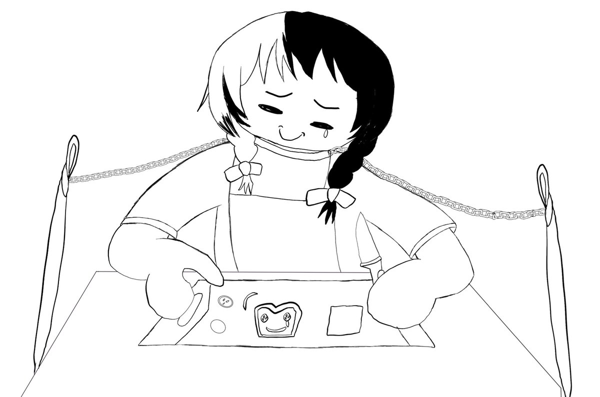 She was sent to the sandwich artist mines…for the animals :D #ShiorinSketch #ShiorinOnAir