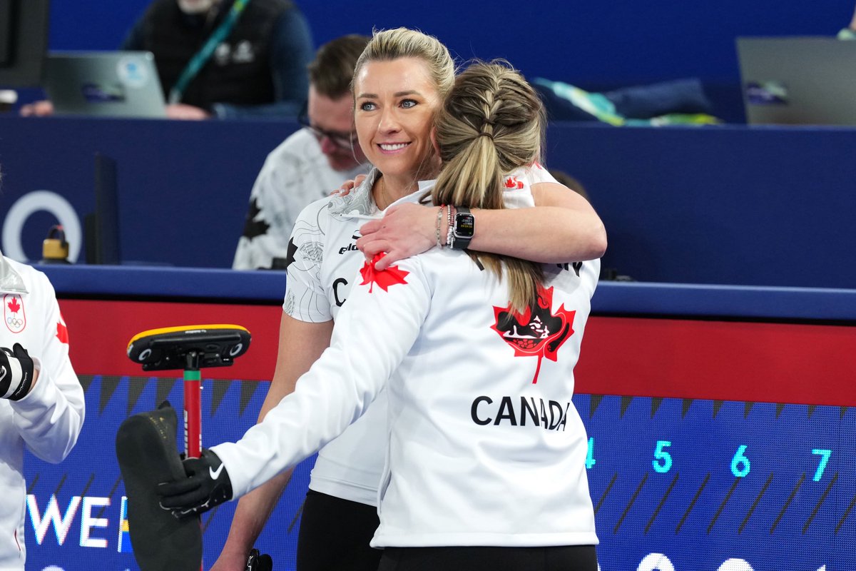 TeamHoman's tweet photo. Solid day out there. Appreciate all the cheers at the game and back home 🇨🇦

#TeamCanada #MilanoCortina2026 #Olympics

📸: Candice Ward / COC https://t.co/p9BE83Jw85