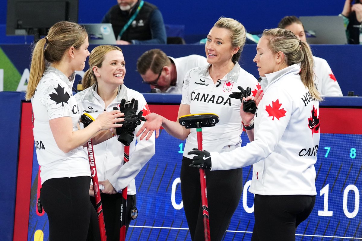 TeamHoman's tweet photo. Solid day out there. Appreciate all the cheers at the game and back home 🇨🇦

#TeamCanada #MilanoCortina2026 #Olympics

📸: Candice Ward / COC https://t.co/p9BE83Jw85
