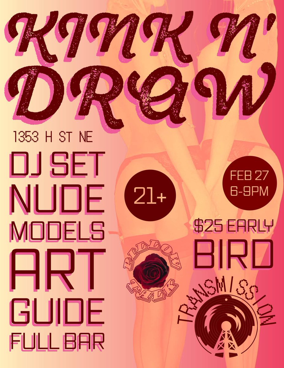 Kink N’ Draw is back next week😻

tix: ra.co/events/2370692