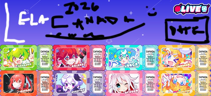 exiaosu's tweet photo. 5WC 🇨🇦 A Team Roster

zebedee (c)
ExiaXD
jykca
Sumyeon
WolfBoi
Nevarinn
Dragon20946
jiaxunjason

Made by @lelaVT_ 

Good luck to all teams!

(This collab is not done yet but you get the idea) https://t.co/zFDidr9HFM