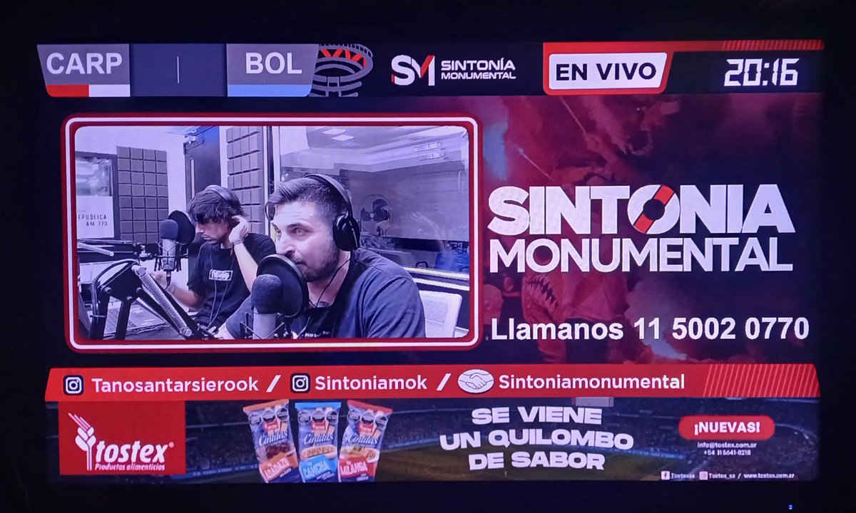 Saludos <a href="/TanoSantarsiero/">Tano Santarsiero</a> como siempre #Comodoro presente,hoy ni se mira el partido pero siempre se vive por <a href="/SintoniaMok/">📻 Sintonía Monumental🎙</a> un crack Filippini ayer
#Justicia para <a href="/AguustinVidal/">Agustín •</a> 
Yo pido la vuelta del Profe Siam
Aparición con vida del futuro presi L.Brujolich #VamosRiver la Pmadre!