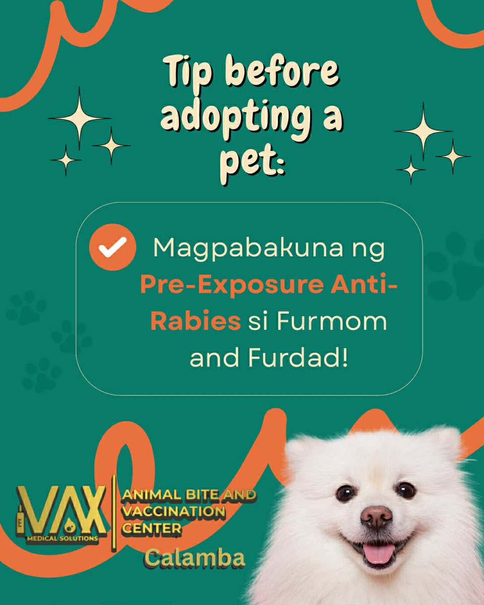 ivaxcalamba's tweet photo. 📍 iVax Medical Solution | Animal Bite and Vaccination Center – Calamba Branch  
Address: 378 National Highway, Brgy. Bucal, Calamba, Laguna  
🕖 Open DAILY: Monday to Sunday — 7:00 AM to 11:00 PM  

📞 Globe: 0906-250-9170  
📞 Smart: 0928-282-8449  
☎️ PLDT: (049) 550-4063 https://t.co/QfrKWx6cI6