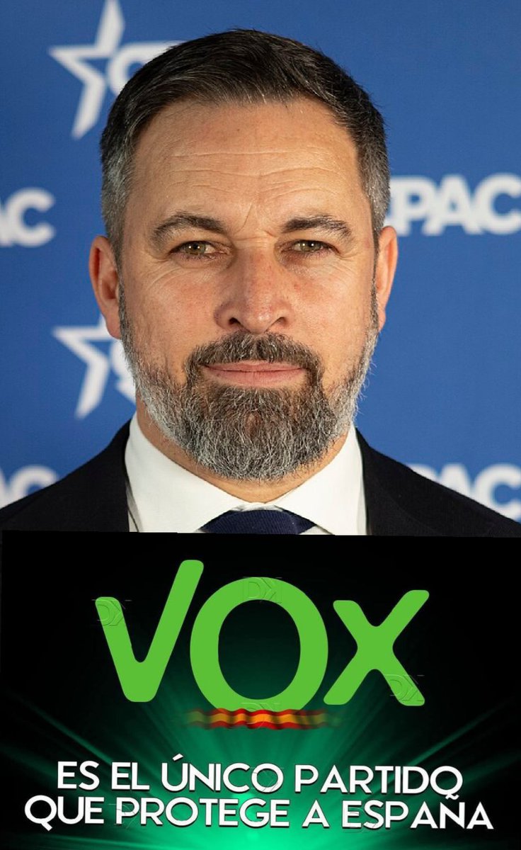 Solo ABASCAL puede salvar España.
Elecciones ya
ABASCAL presidente.