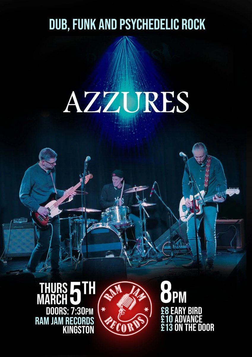 azzuresldn's tweet photo. Happy to announce our next show.....
Thursday 5th March - Ram Jam Records @ The Grey Horse Kingston.....

Tickets available from:
https://t.co/2AHjT2MPTd
https://t.co/eZ8wNEYdRk

#ram_jam-records
#greyhorsekingston https://t.co/d27mrOZ56O