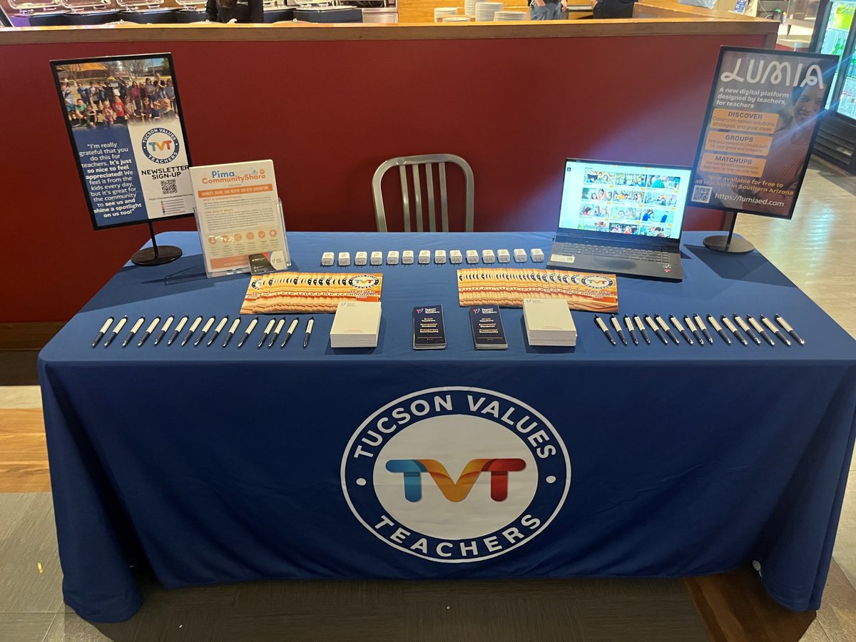 Come visit TVT at the Main Event Educator Appreciation Event today until 6pm!