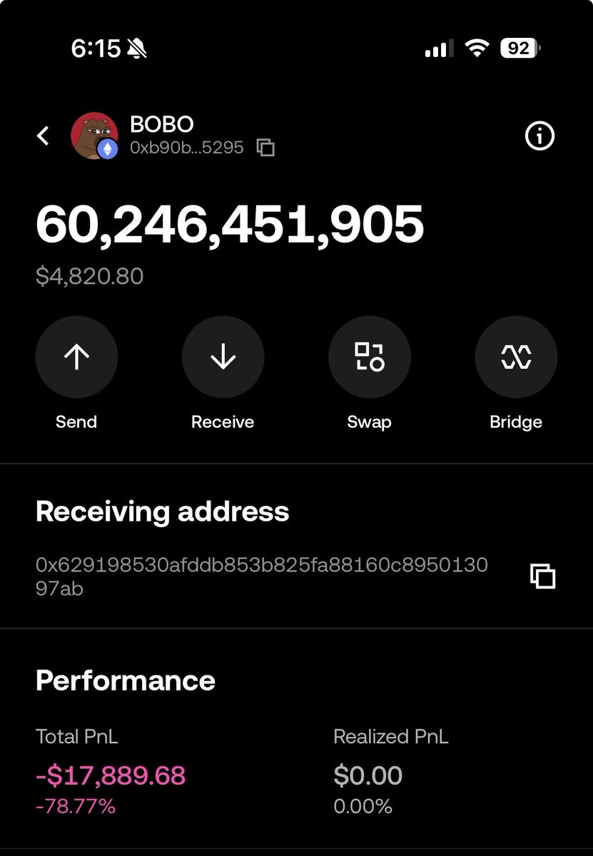 paulsauereyes's tweet image. I have been DCAING $BOBO since 120 million market cap. My average is now 25m. Even when my bag was up I didn’t sell and continued adding more because the mission never changed $BOBO FUCKING BILLIONS. I would’ve been an amazing whale if I found out a tad later but that’s okay I