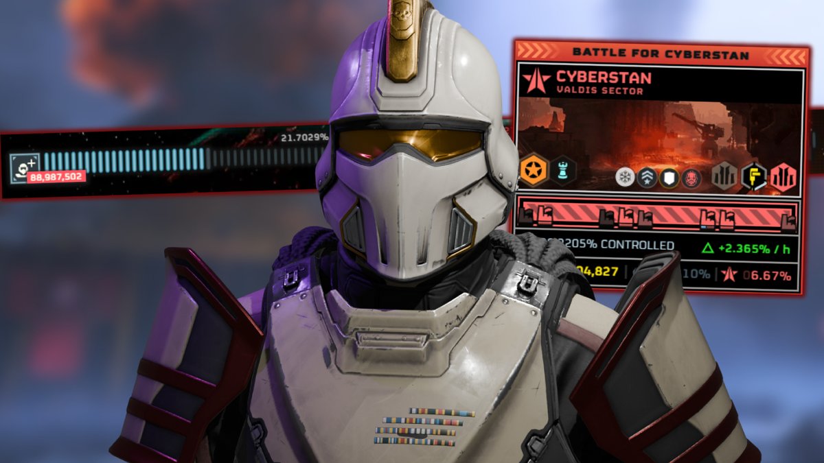 Se viene la Batalla final en Cyberstan! 
Se les ordena a todos los #helldivers2 desplegarse en la Mega Fabrica STAR KIELD ! 
Vamos a aplastar a las Chatarras Comunistas!