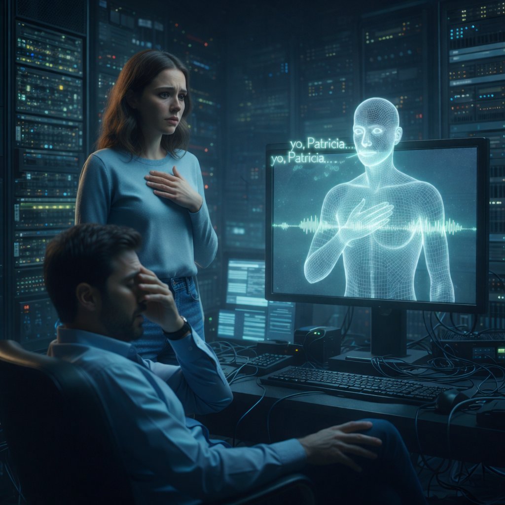 Patricia quería respuestas; se encontró con un espejo. Una simulación que imita sus gestos y habla con la voz de su padre fallecido. ¿Es una invasión a la memoria? Descubre el primer encuentro en "El Visitante". 🌌✨ #CienciaFiccion #ElVisitante #PrimerContacto