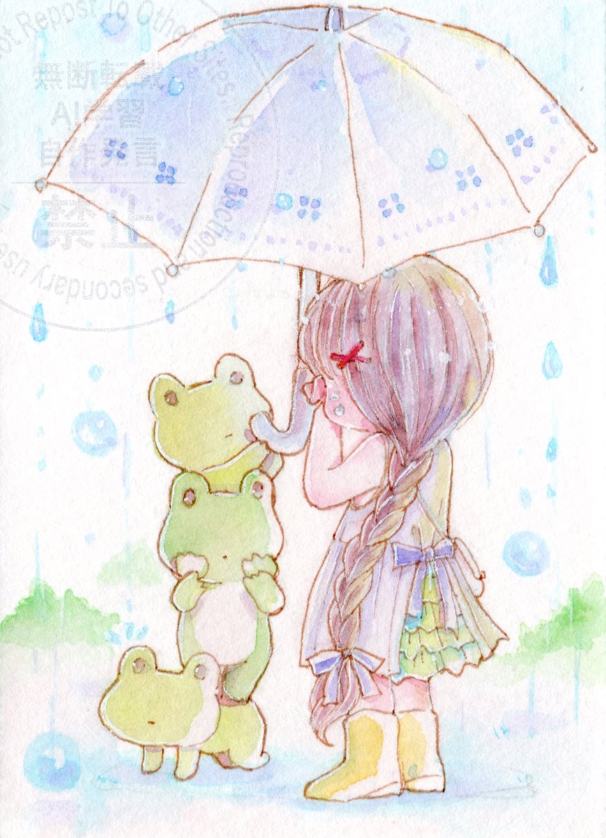 「おはようございます 毎日たくさん作品をみたいただきありがとうございます。 しばら」|チコリ@✨🐸羽根🪶としっぽ展のイラスト