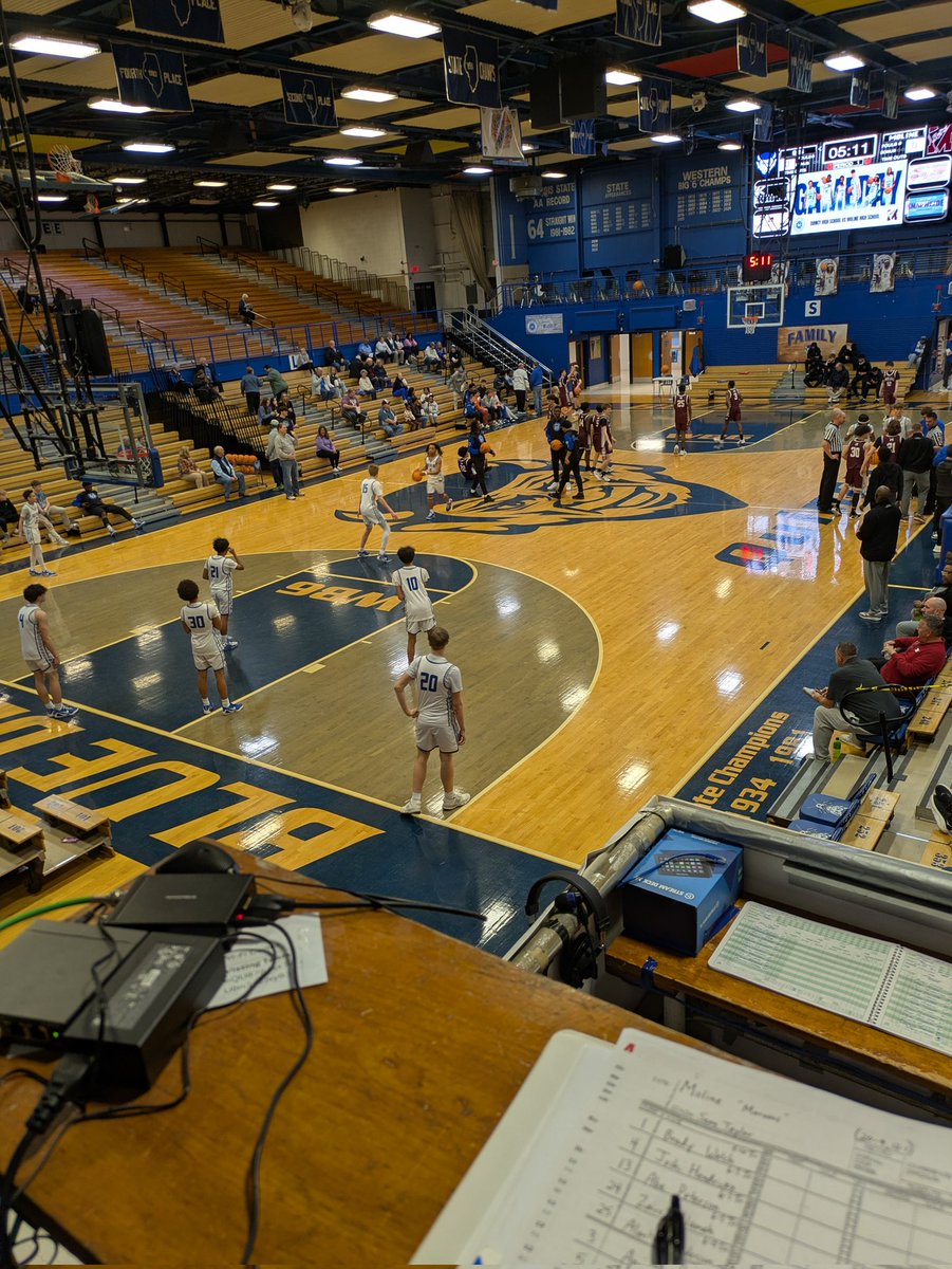 Tonight is the last game of the regular season for <a href="/QHSBASKETBALL/">QHS BASKETBALL</a> as they host Moline, who is looking to clinch a share of the #WB6 title with a win and can win it outright if Rock Island were to lose at Alleman tonight. Pregame scheduled for 6:45 on all WGEM streaming platforms!