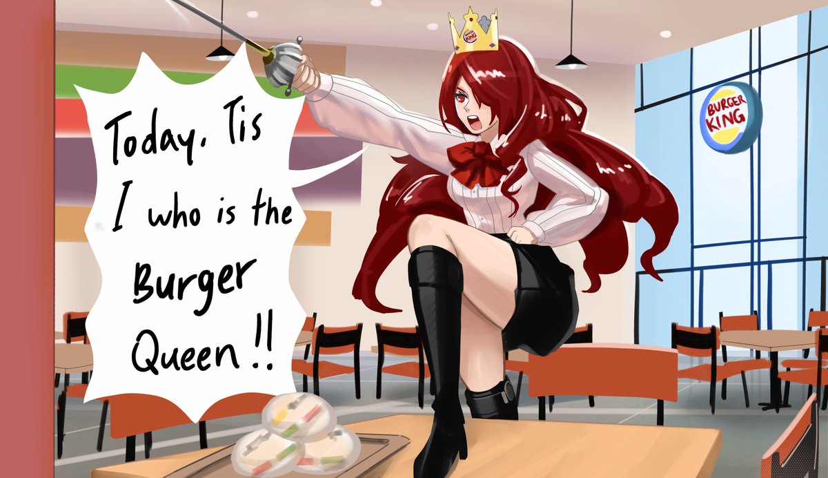 Mitsuru bought a Burger King.