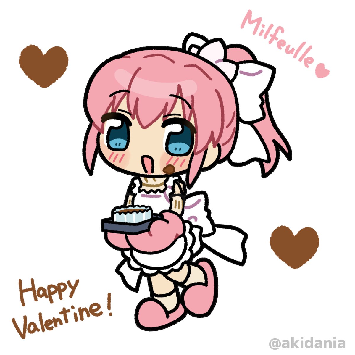 バレンタインミルフィーユ🍫 #ギャラクシーエンジェル #GalaxyAngel