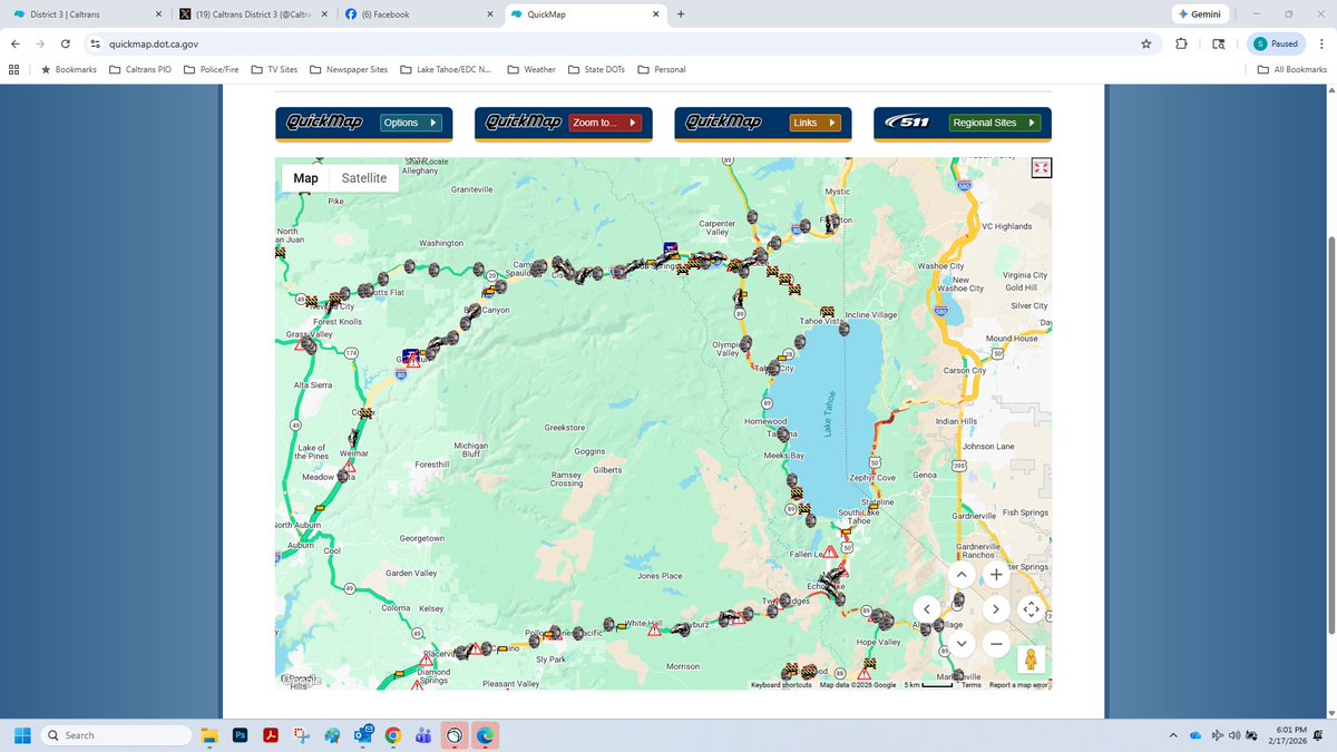 Caltrans District 3 tweet media