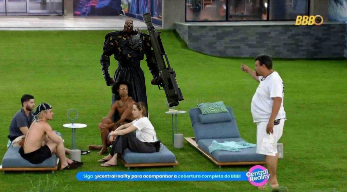 Juliano: “Estou pensando em votar no Cowboy essa semana”  

Babu: “Beleza, mas o que o Nêmesis tá fazendo aqui?”  

Nêmesis: “STAAAAAAAAAAAAAAAAAAAAARS”