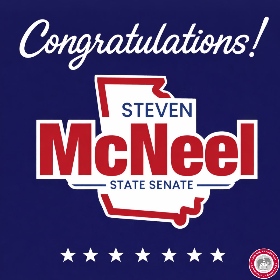 🚨 🇺🇸 👇🏼 We will keep this seat in Republican control and will keep fighting for middle Georgia. Middle Georgia chose the path of fiscal responsibility, limited government, and respect for the taxpayer 🆚 Senate Democrats progressive philosophy that sees government as the engine
