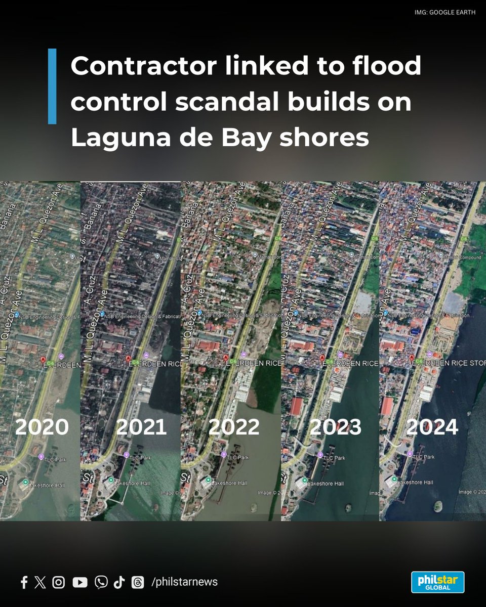 BRINGING FLOOD CONTROL PROJECTS FROM BULACAN TO LAGUNA

As the country continuously grapples with the fallout from a massive infrastructure scam, a flood control project continued to be quietly built on reclaimed land in Laguna de Bay.

Read: philstar.com/headlines/2026…