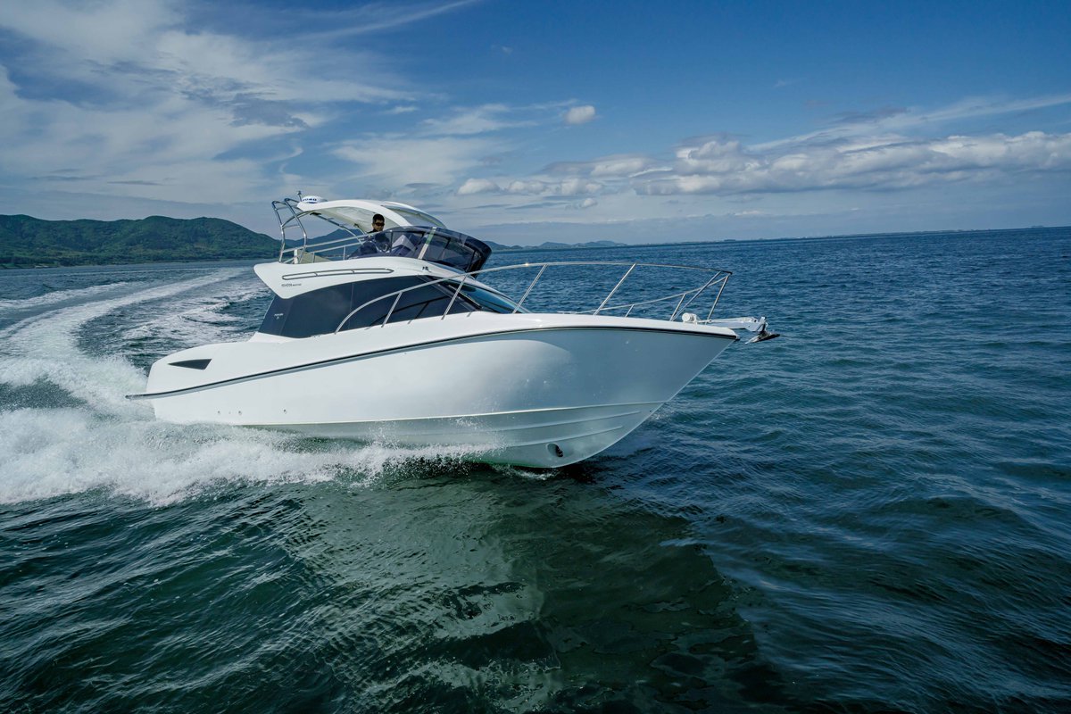 TOYOTA_MARINE's tweet photo. 【#JIBS2026 ブース紹介📍パシフィコ横浜】
PONAM-31 Xグレード 実艇展示
「スピード」「乗り心地」「居住性」の全てにこだわり抜いたクルーザーです。
ぜひこの機会に、ご確認ください
#toyotamarine #トヨタマリン #ponam #ボートショー2026 #パシフィコ横浜 #横浜ベイサイドマリーナ https://t.co/x4nNTYtXMo