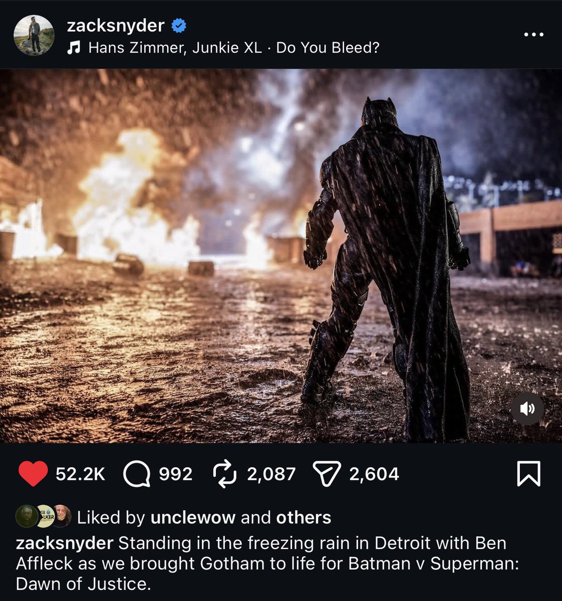 The Knight is here 🦇🔥🦇

Ben Affleck’s Batman film is INEVITABLE 🚨

Make The Batfleck Movie

#ZSJLonNetflix <a href="/netflix/">Netflix</a> #SnyderVerseOnNetflix