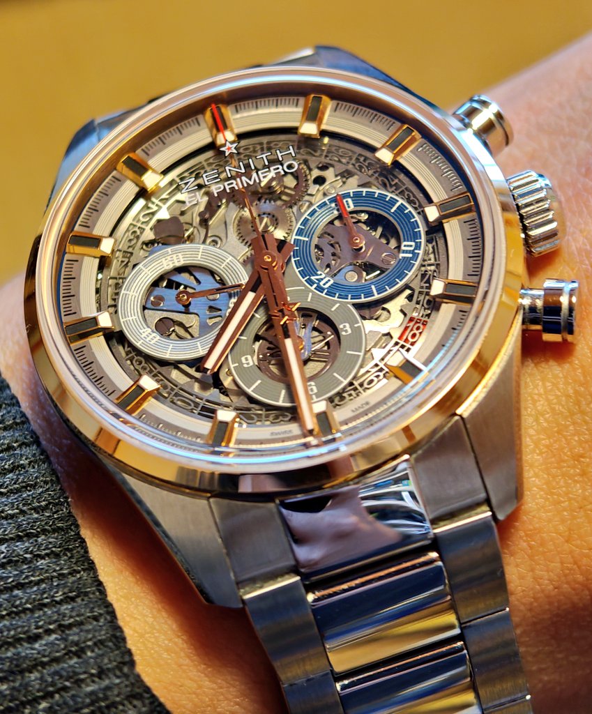 エルメ おはようございます🔆🔆 ゼニス クロノマスター エルプリメロ フル