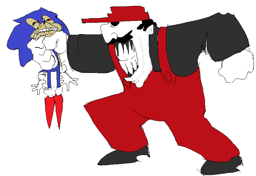 I'm not interested in the Sonic vs. Mario fight; I want to see a 2011X vs. MX fight (or any other HorrorBrew) #horrorbrew #execommunity