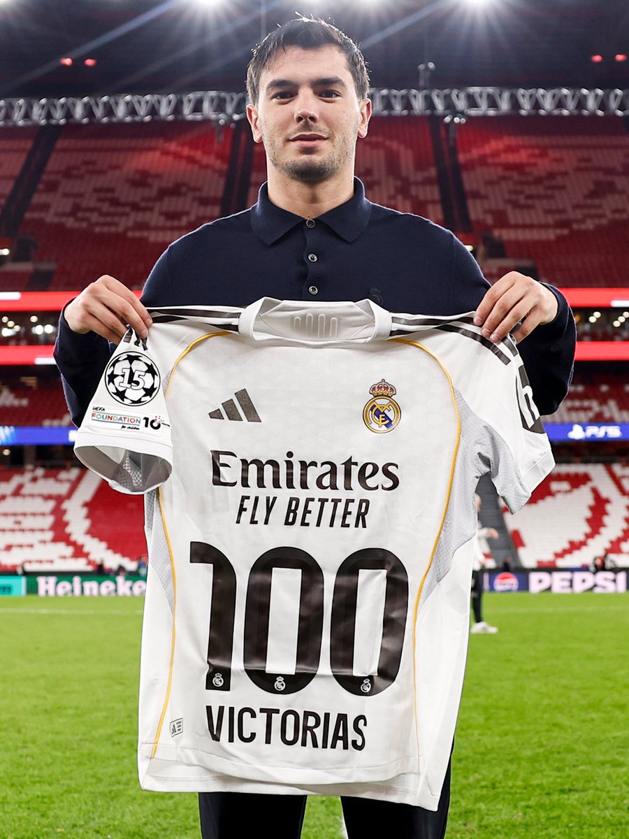 🤍 @Brahim、マドリディスタとして 1️⃣0️⃣0️⃣ 勝を達成！