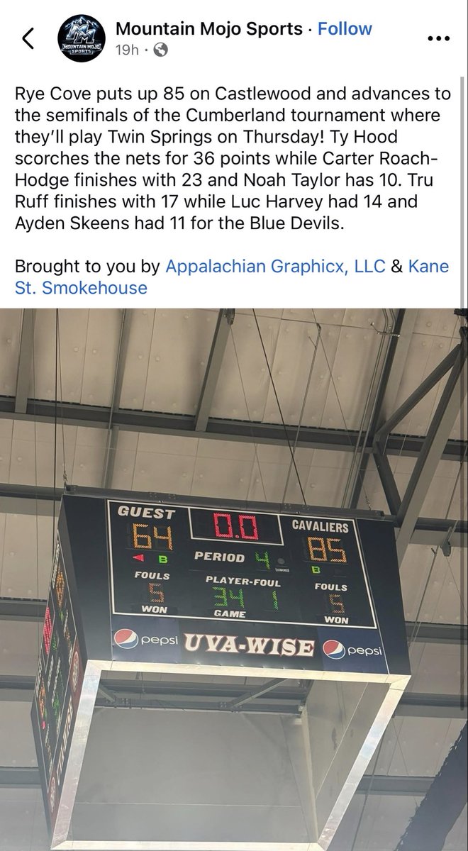 Rye Cove High School tweet media