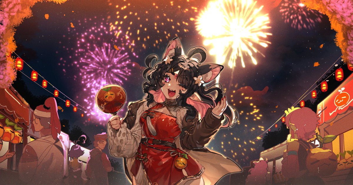 Happy Chinese lunar new year!! 🧧 🍊 新年快乐!!

I hope this new year is very prosperous for you all! I want to thank everyone who supported me and stayed with me! 
I love you guys and hope you join me for my future journeys!! 🍊💞
 #XinYishu 🎨<a href="/00chovo/">kiririskereto</a>