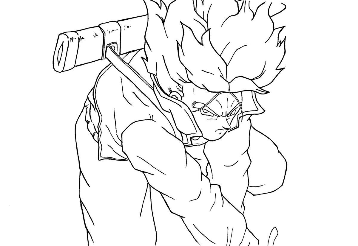 mst0608's tweet photo. 線画です(その⑤)
誰か代わりに色を塗ってくれませんか
(色塗り練習中)

#DB1_ART https://t.co/n3x5rCzgD3