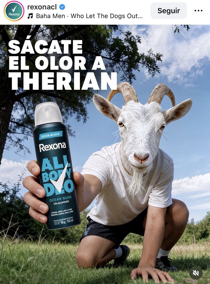 Súbanle el sueldo al de marketing de rexona 👏🏼👏🏼👏🏼