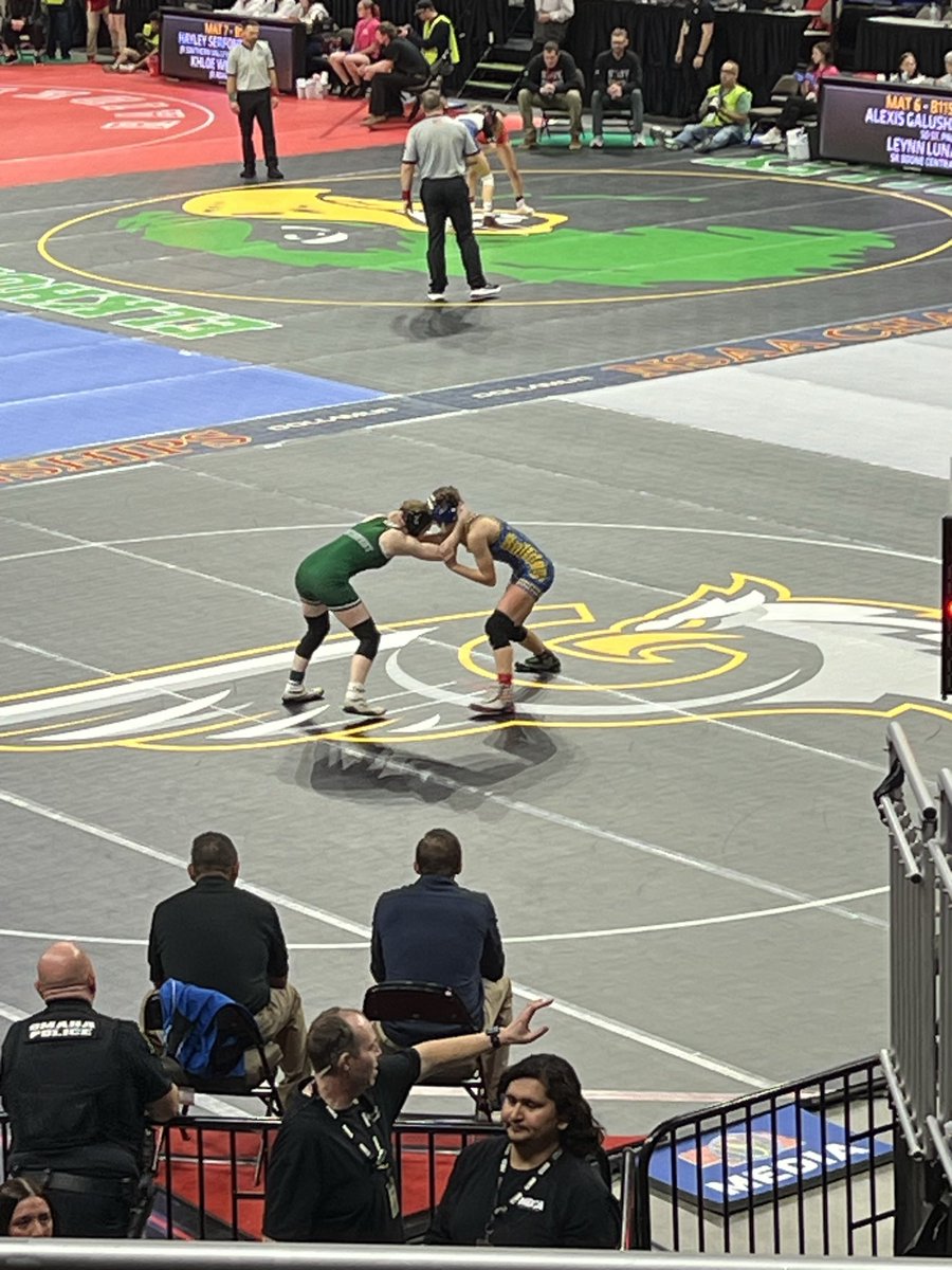 lswathletics's tweet photo. Kenley WINs by pin in her 2nd match at State. Great job Kenley!! https://t.co/GipzZRHVHA