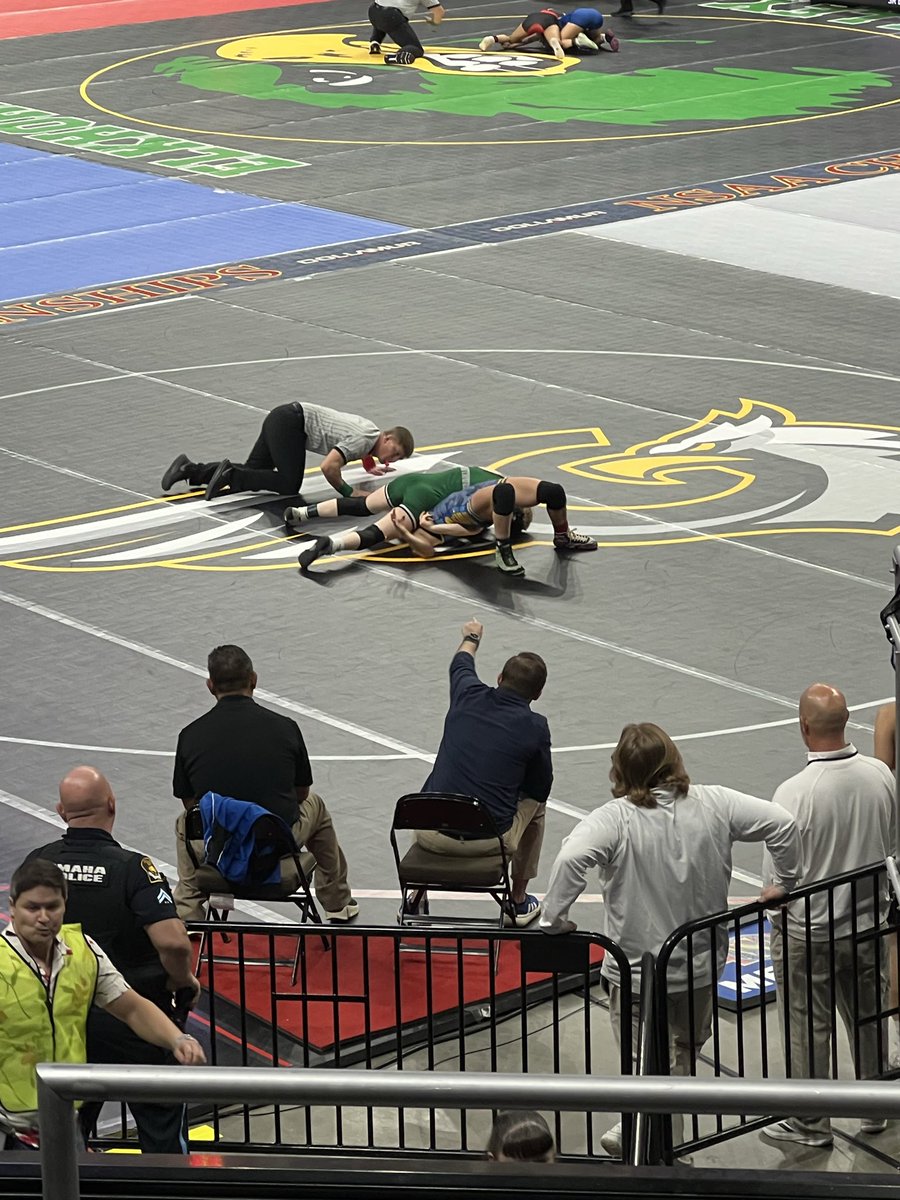 lswathletics's tweet photo. Kenley WINs by pin in her 2nd match at State. Great job Kenley!! https://t.co/GipzZRHVHA