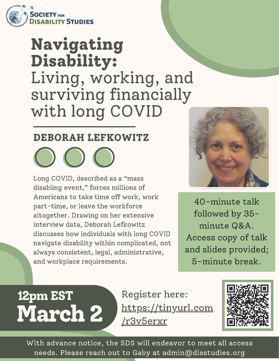 Society for Disability Studies tweet media