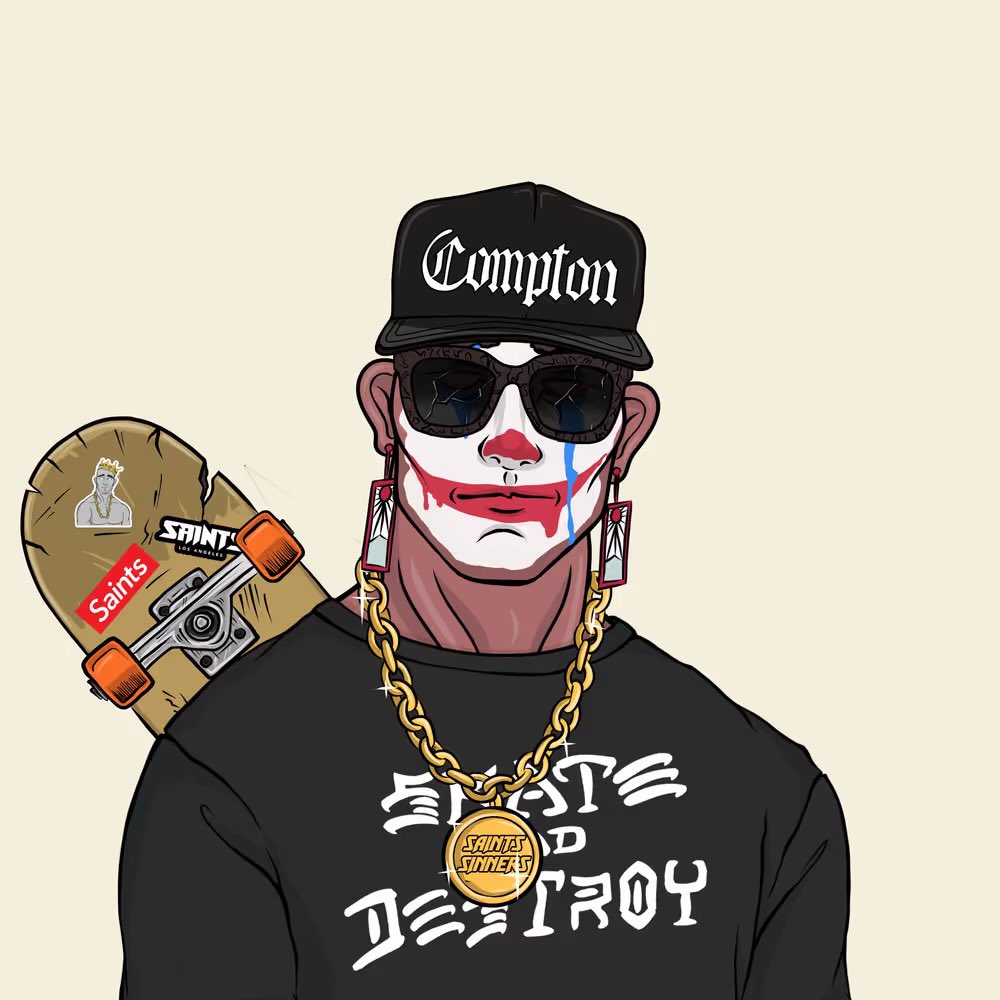 2+ years deep with Saints of LA. This bandit-eyed king still runs the streets while others fade to dust. Real ones hold.
FCKOFF • LOB 😏 <a href="/saintsoflaNFT/">SAINTS of L.A.</a>