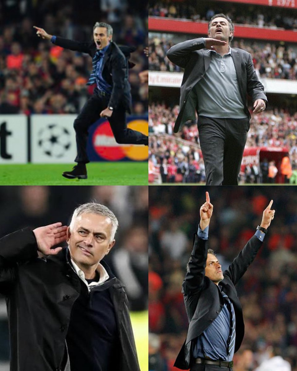 Mourinho a falar de festejos. The irony.