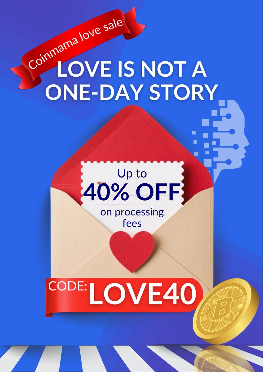 Love is built over time — and so is financial confidence.

Enjoy up to 40% off processing fees with code LOVE40.

Valid until February 20, 2026 (23:59 UTC).
Provider fee only (excluding Coinmama’s fee). Total discount may be less than 40% depending on applicable fees. T&amp;Cs apply.