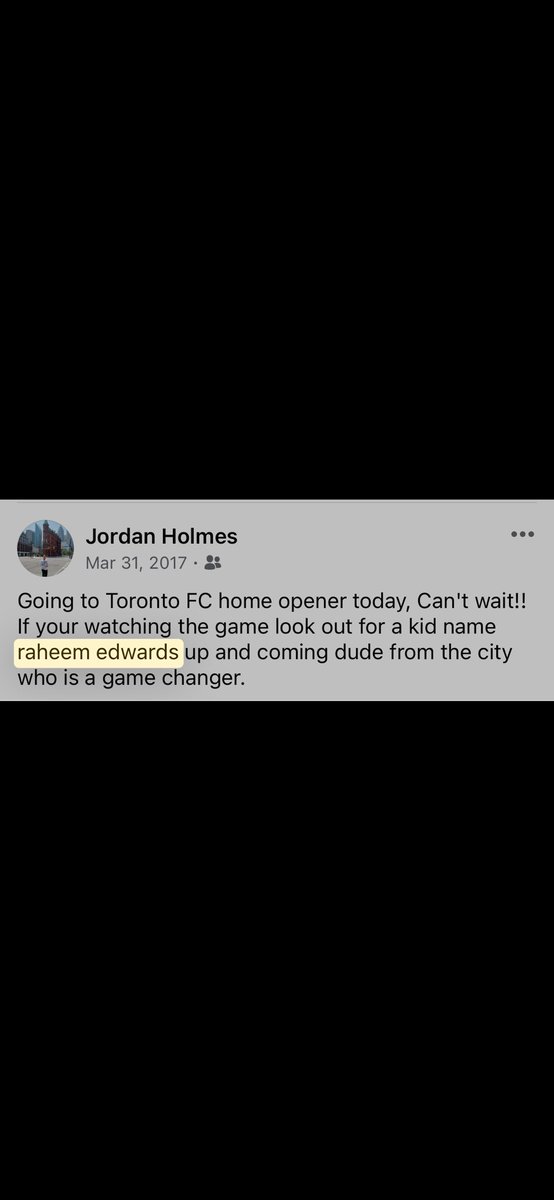 My tweet from 2017 been watching this young man from Sheridan days. Welcome home Raheem.