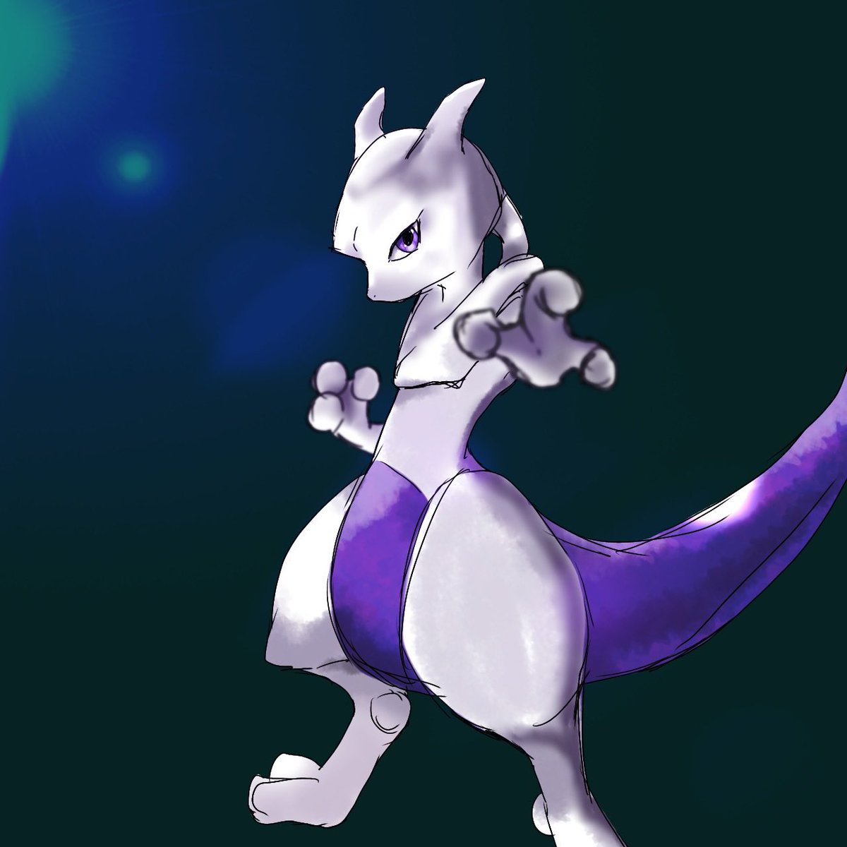 ミュウツー / mewtwo
#ポケモンイラスト
#pokemonfanart