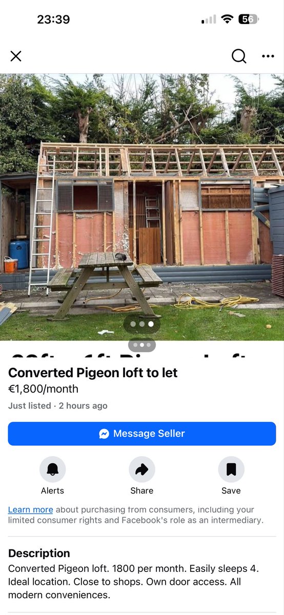 shaybarry80's tweet photo. @crazyhouseprice here’s one for you on facebook marketplace… they don’t even show the finished product. Swords https://t.co/cXt8YzFB4q