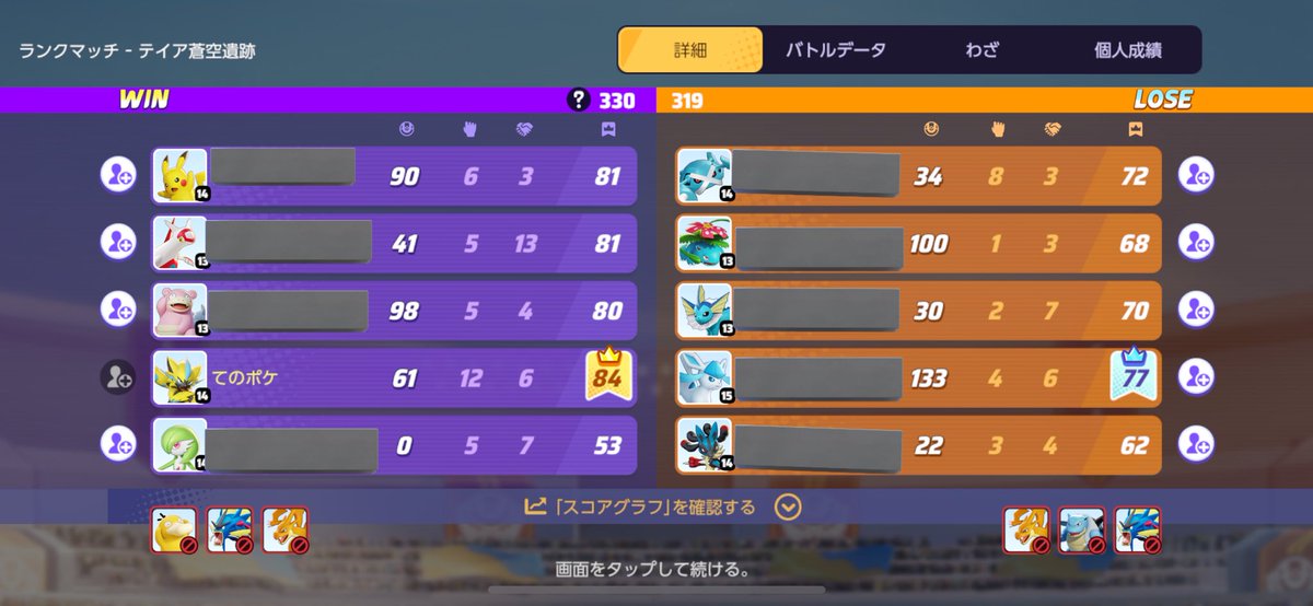 tenonkun1015's tweet photo. ここ自我ださずに譲れた事が勝利に繋がったと勝手に自画自賛している😂
意外と譲らない人結構いるからさ😭
 #ユナイト https://t.co/qPlcsIz8bJ