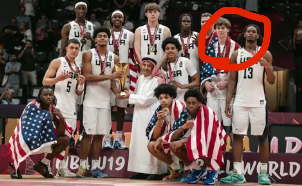 itsAntWright's tweet image. Morez Johnson Jr and Daniel Jacobsen won a gold medal together this past summer

The team was absolutely stacked