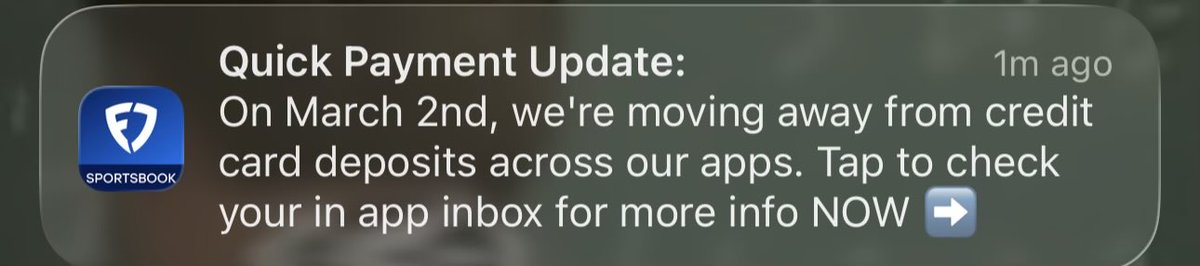 how many people were in debt to FanDuel that they had to move on from credit cards???? 😭😭😭