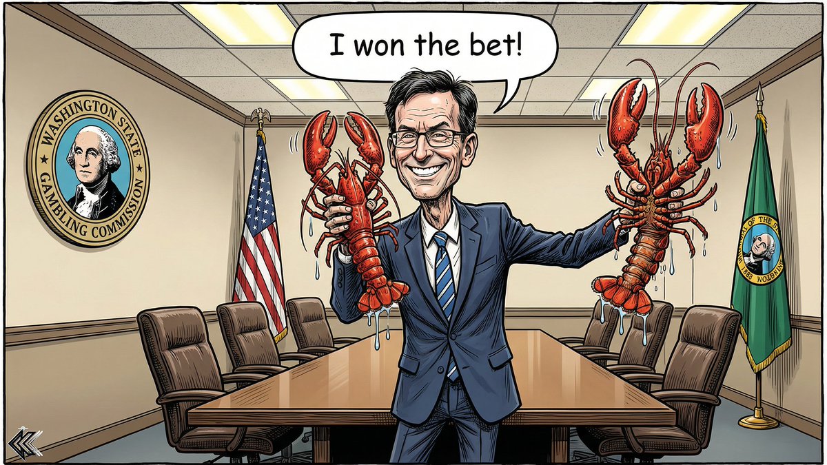 wethegoverned's tweet photo. Washington State Governor Bob Ferguson appears to have violated Washington State's Gambling laws

Let's take a look at the Super Bowl blunder 👇 https://t.co/AyZo2mML2F
