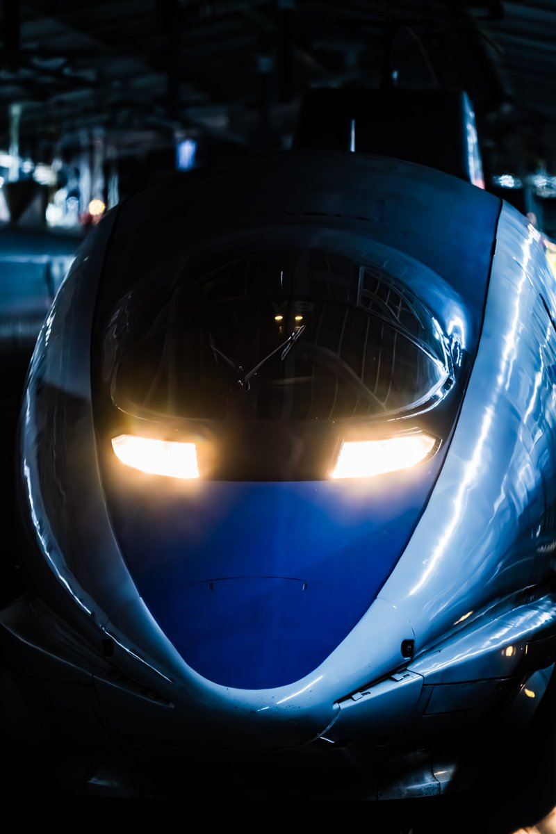 500系7000番台 V9編成 このイケメンの顔を 本線上で見られるのも 長く