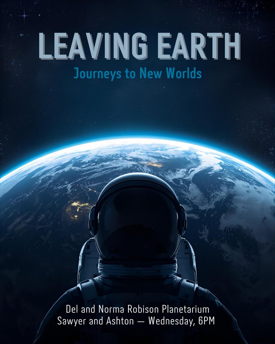 TrumanDome's tweet photo. FREE PUBLIC SHOW : Wednesday, February 18th, 2026 at 6PM

Hosted By: Ashton Mullen and Sawyer Partney 

Tired of the cold? Let's take a look at what it would be like to leave Earth and set up shop in a galaxy far far away. https://t.co/rMsBrG1T0U